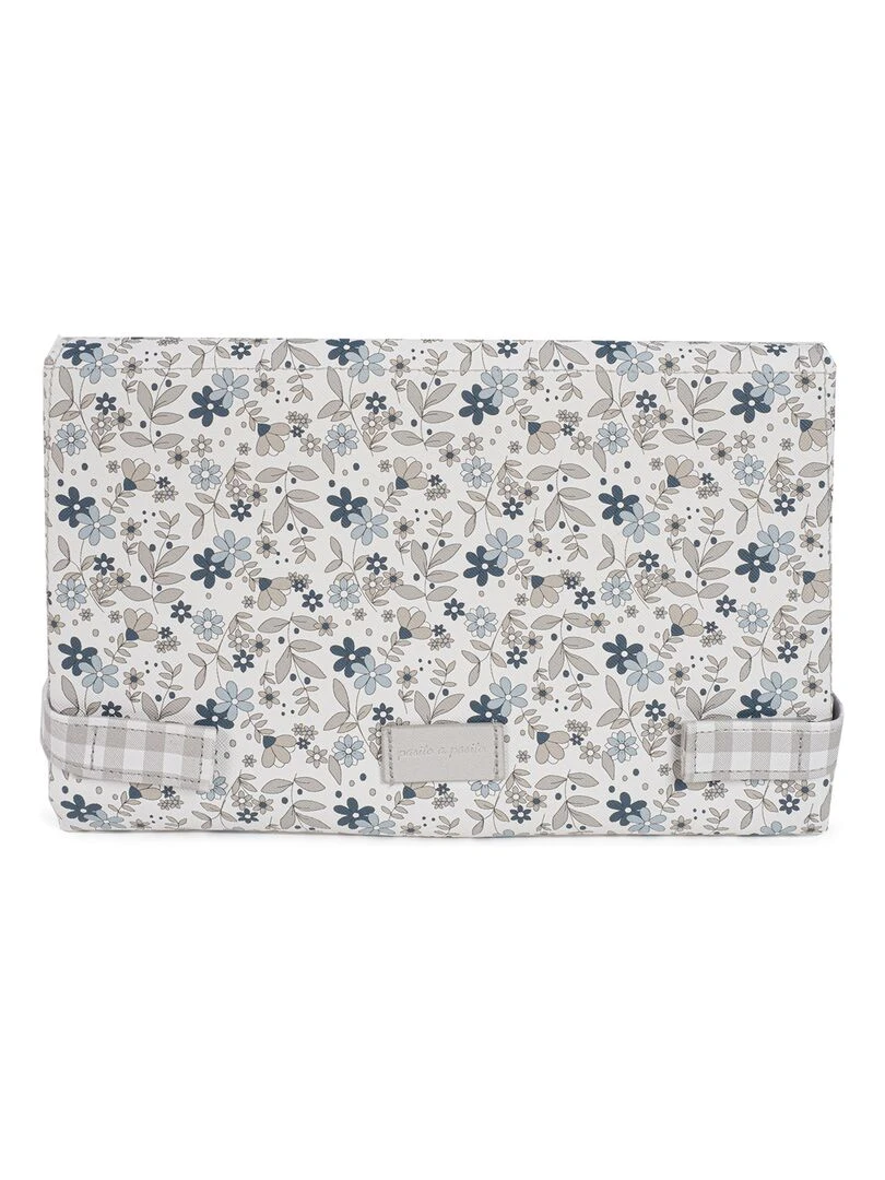 Tapis à langer Delia bleu   Blanc