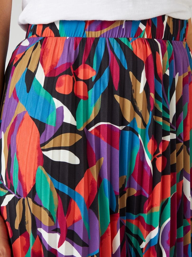 Jupe maille plissée   Damart   Noir