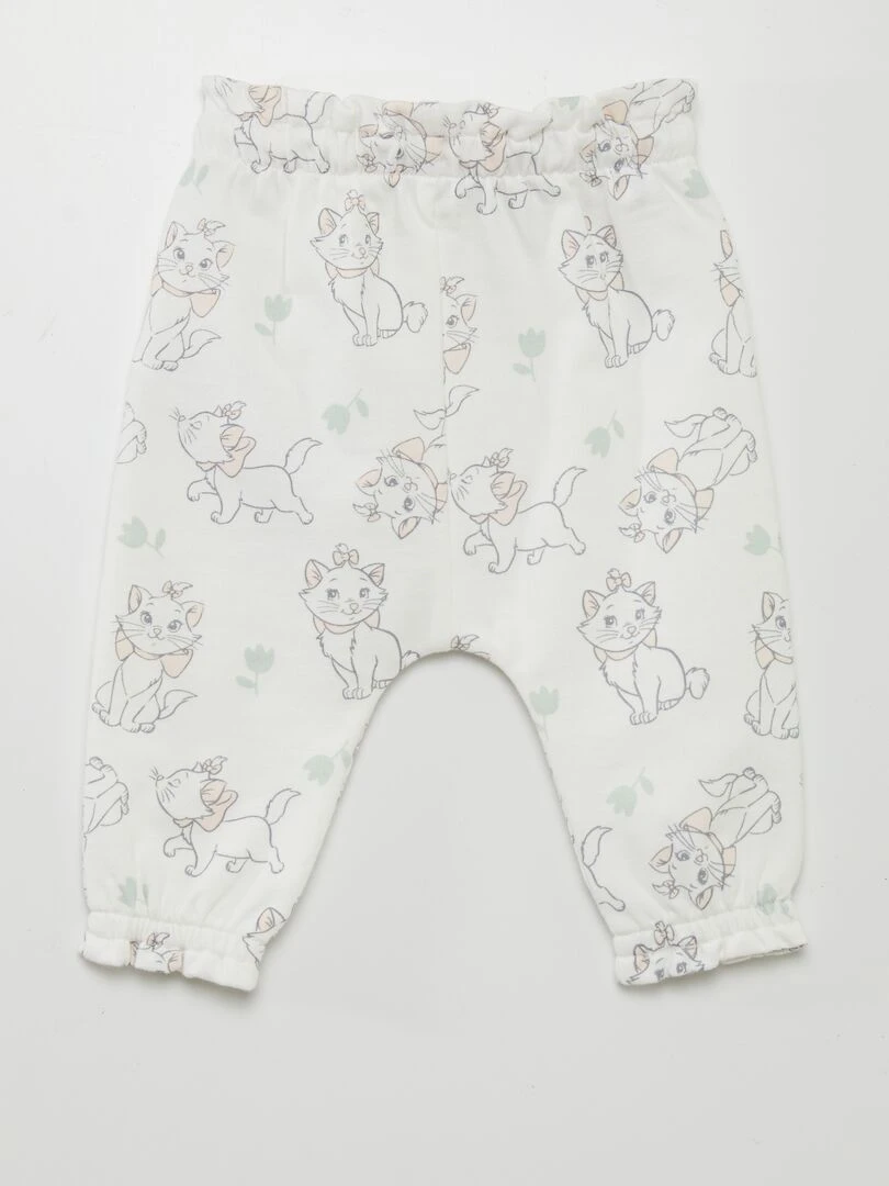 Pantalon all over 'Marie'   Blanc marie