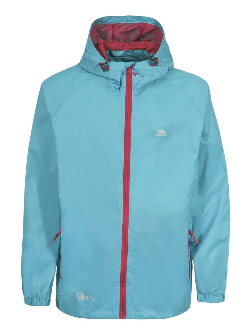Trespass Veste imperméable QIKPAC Bleu clair
