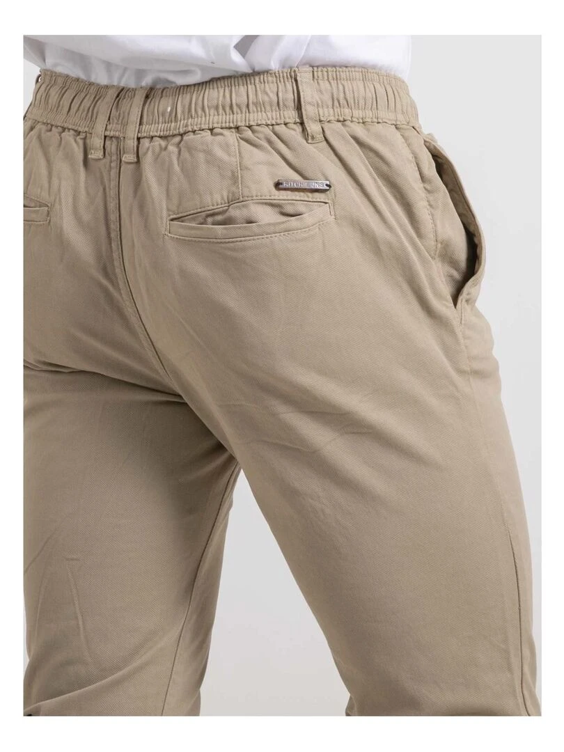 Pantalon chino CORTIN   Beige