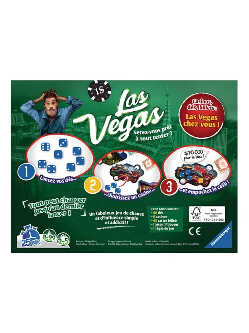 'ravensburger' Las Vegas Jeu De Des   N/A