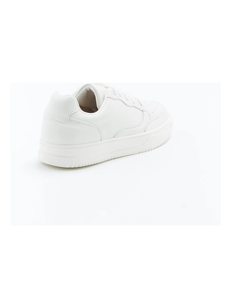 Baskets bi matières Amortyl   Damart   Blanc cassé