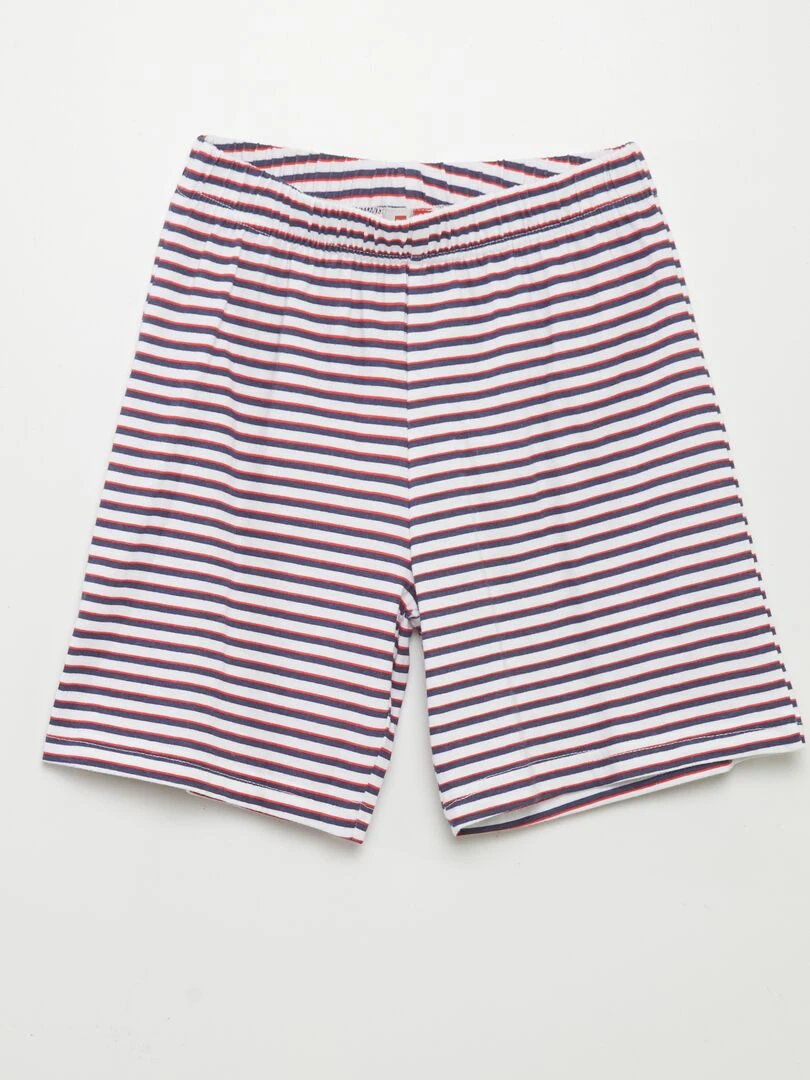 Pyjama court 'pirate' short + t shirt   2 pièces   Rouge