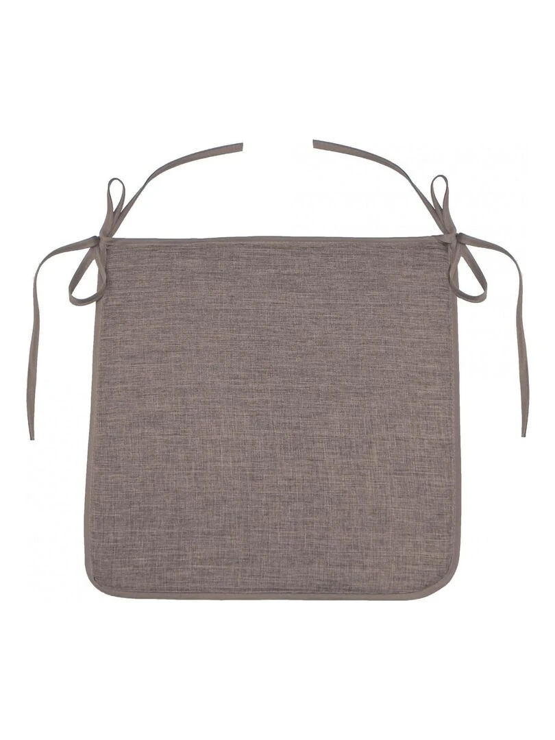 Coussin Galette de chaise Collection Chambray Newtons Beige foncé