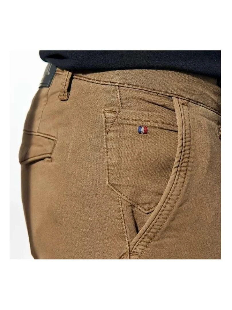 KAPORAL   Pantalon coton mélangé slim chino   Beige