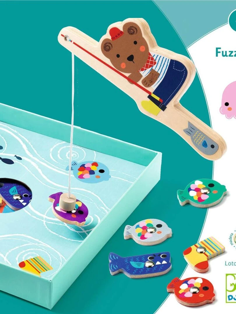 Jeux éducatifs bois Fuzzyfish N/A