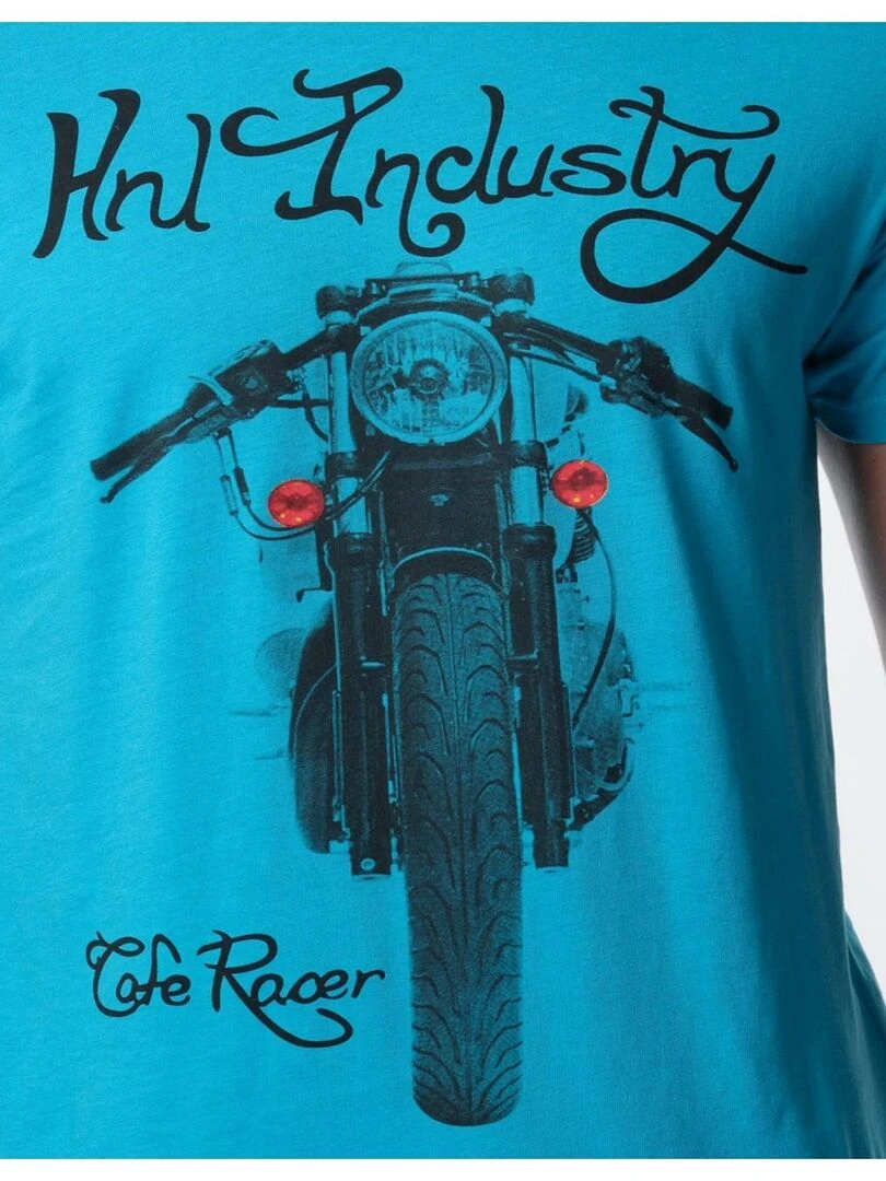 T Shirt manches courtes Kebello   Bleu