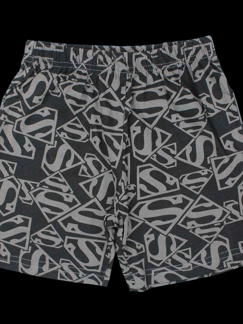 DC Comics   Ensemble ​​T shirt short garçon Imprimé Superman   Gris