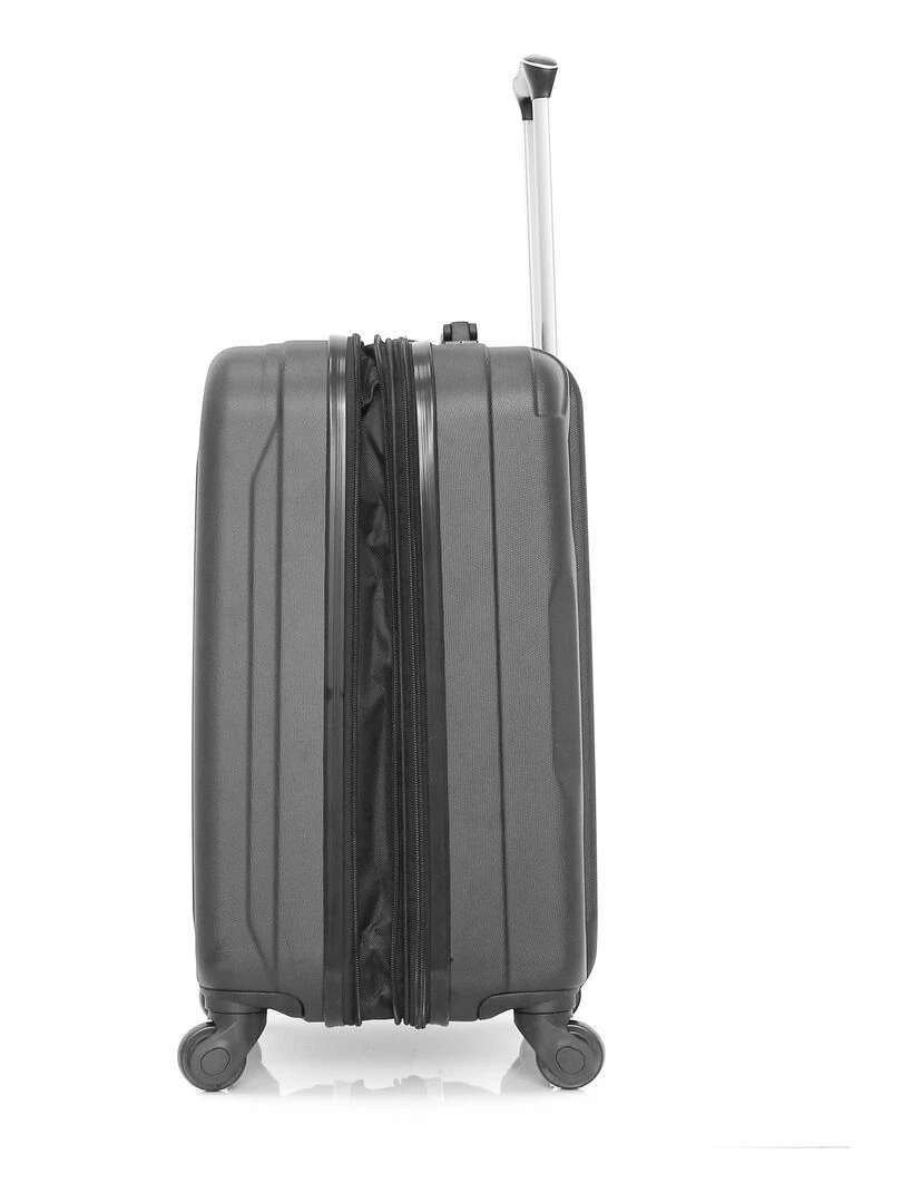 HERO   VALISE CABINE ABS PIRIN S  55 CM 4 ROUES   Gris foncé