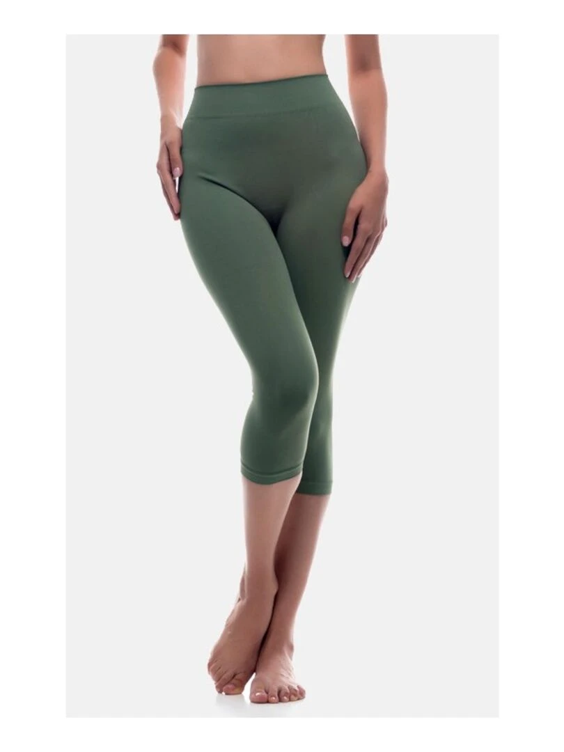 Leggings capri avec fibre Emana Noah Vert