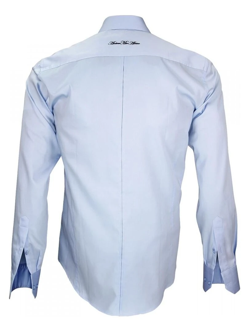 Chemise brodée LEEDS Bleu