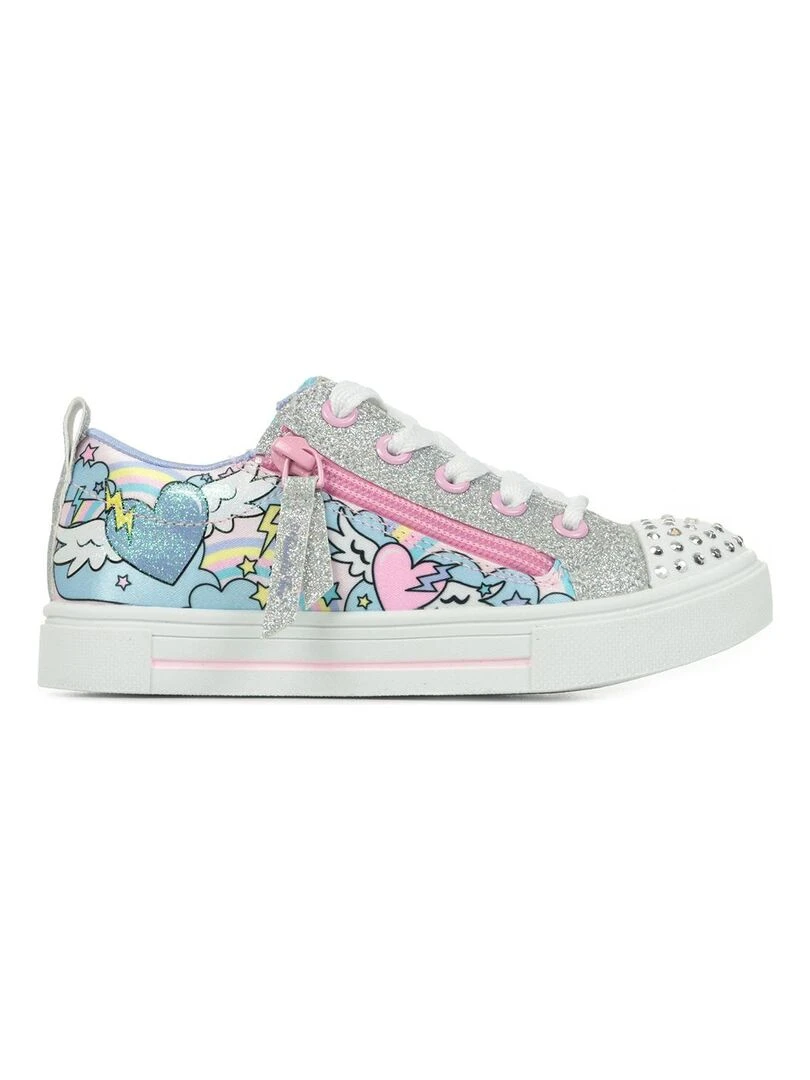 Baskets Skechers Flying Hearts Gris