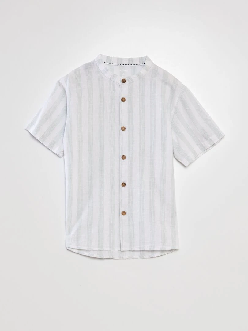 T shirt en maille piquée   Vert soleil