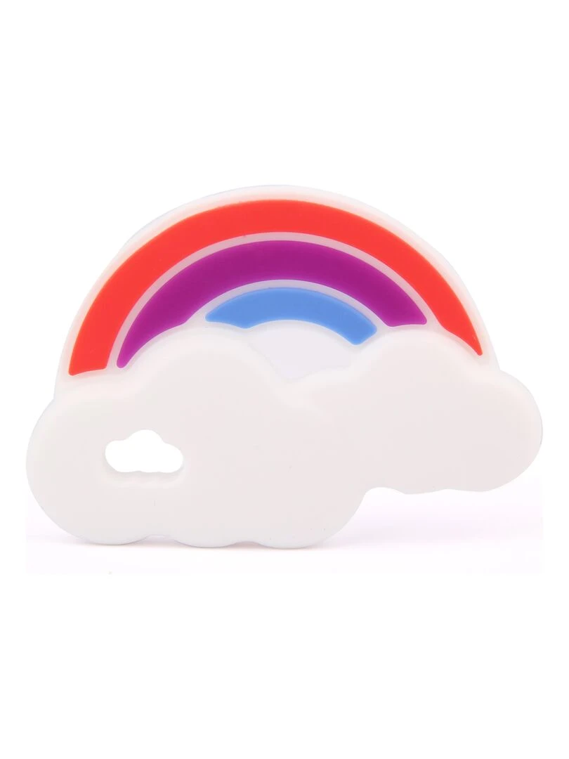 Jouet de Dentition Non Toxique Arc en Ciel Violet