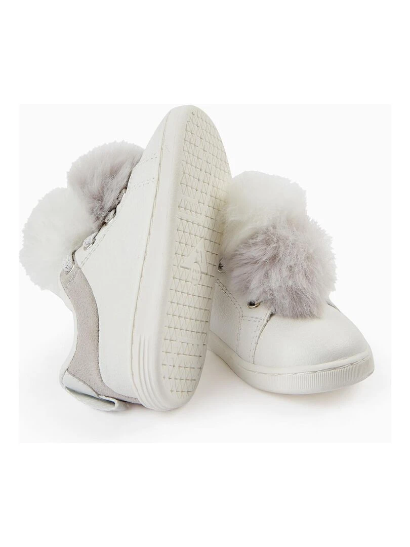 Baskets avec Pompons Bébé Fille 'ZY 1996'  TREASURE MOUNTAIN   Blanc