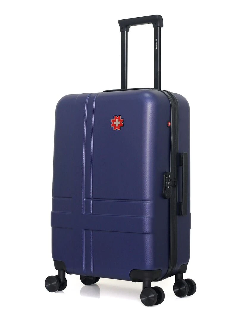 SWISS KOPPER VALISE WEEKEND ABS USTER 4 ROUES 65 CM Bleu marine