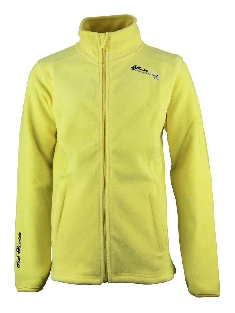 Blouson polaire fille FADARA PEAK MOUNTAIN Vert anis