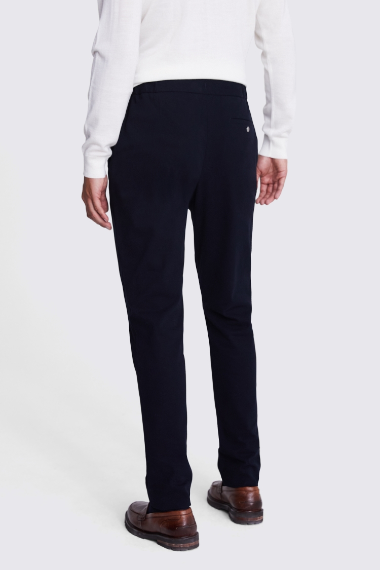 Navy Drawstring Trousers   Buy Online at Moss