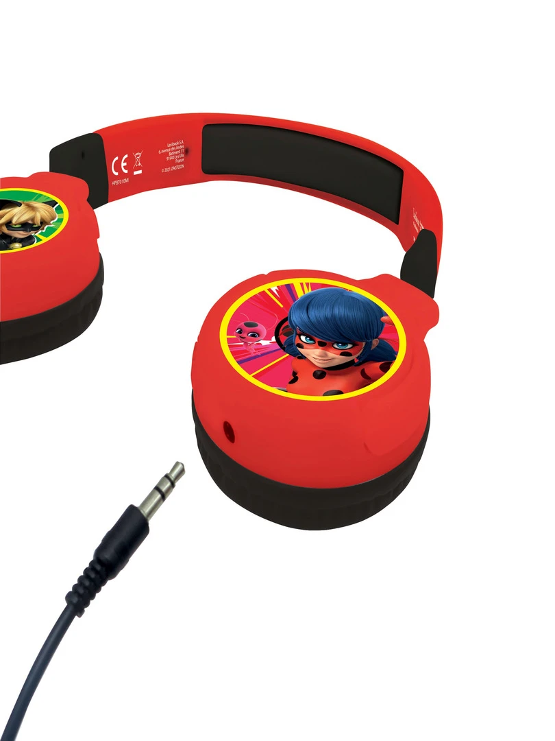 Casque 2 En 1 Bluetooth® Et Filaire Limitation De Son Design Miraculous   N/A