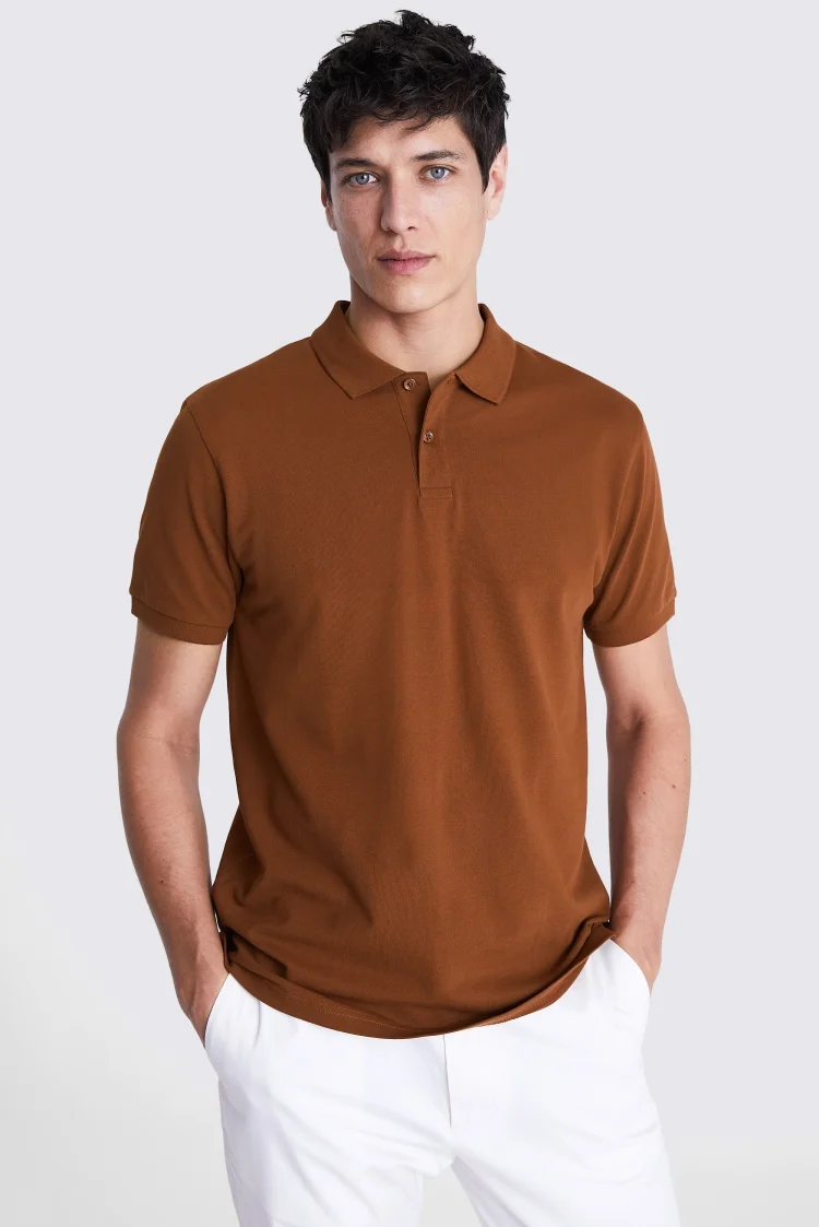 Ecru Terry Towelling Skipper Polo   Buy Online at Moss