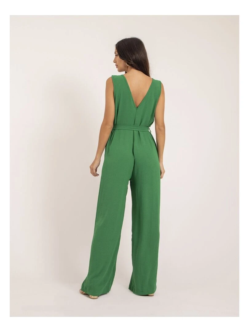 Combi pantalon et ceinture ELEA Vert