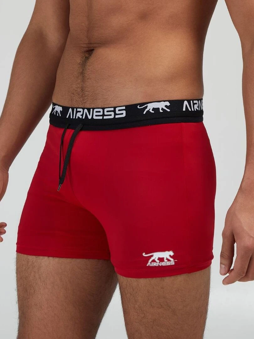 SHORT DE BAIN HARVEY Airness Rouge