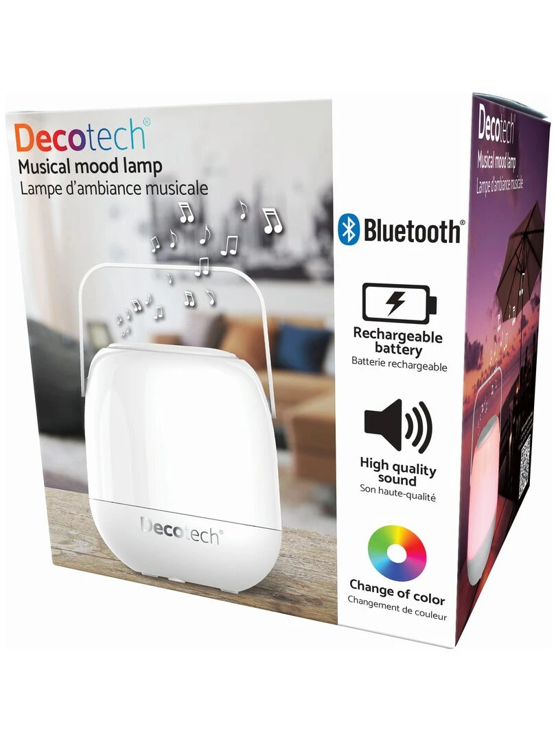 Enceinte portable Decotech avec effets lumineux   N/A