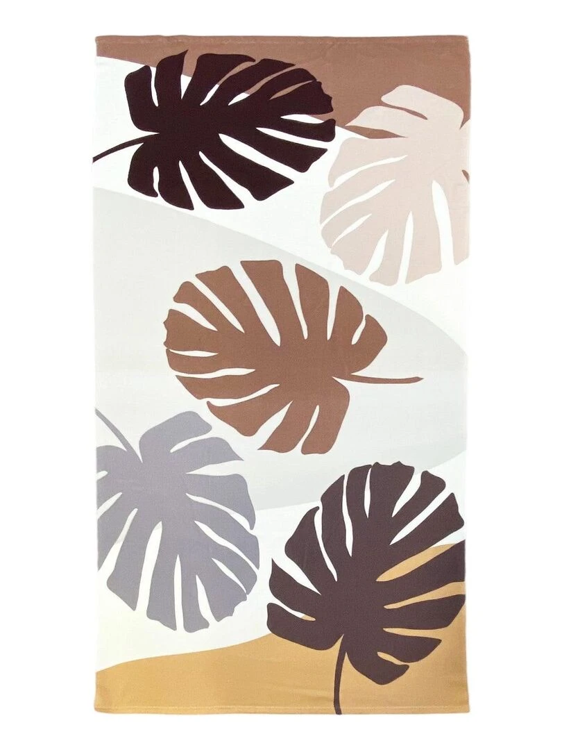 Serviette de plage microfibre Mindil 90x170 250g/m² Beige