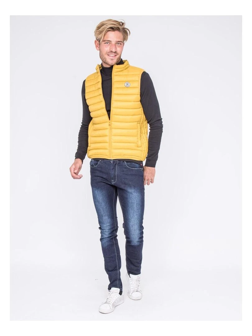 Doudoune légère sans manche ZERNES   Moutarde