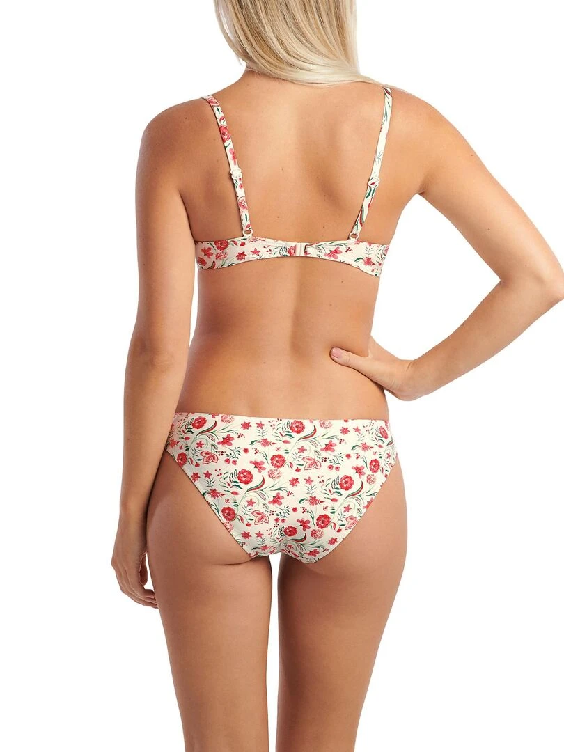 Bas maillot slip de bain Java   Ecru