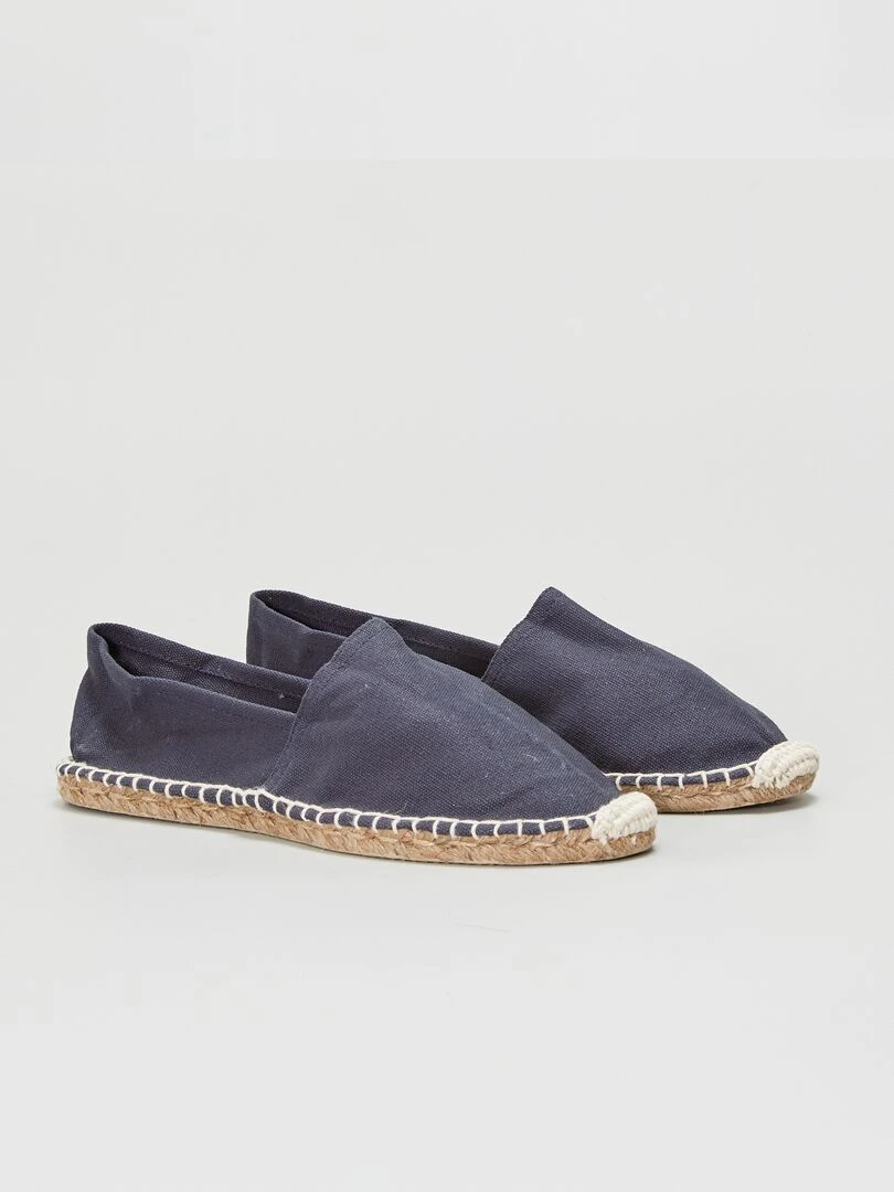 Espadrilles en toile Bleu