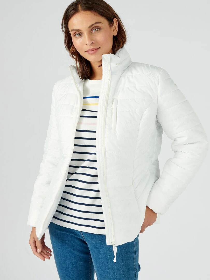 Parka matelassée Damart Blanc cassé