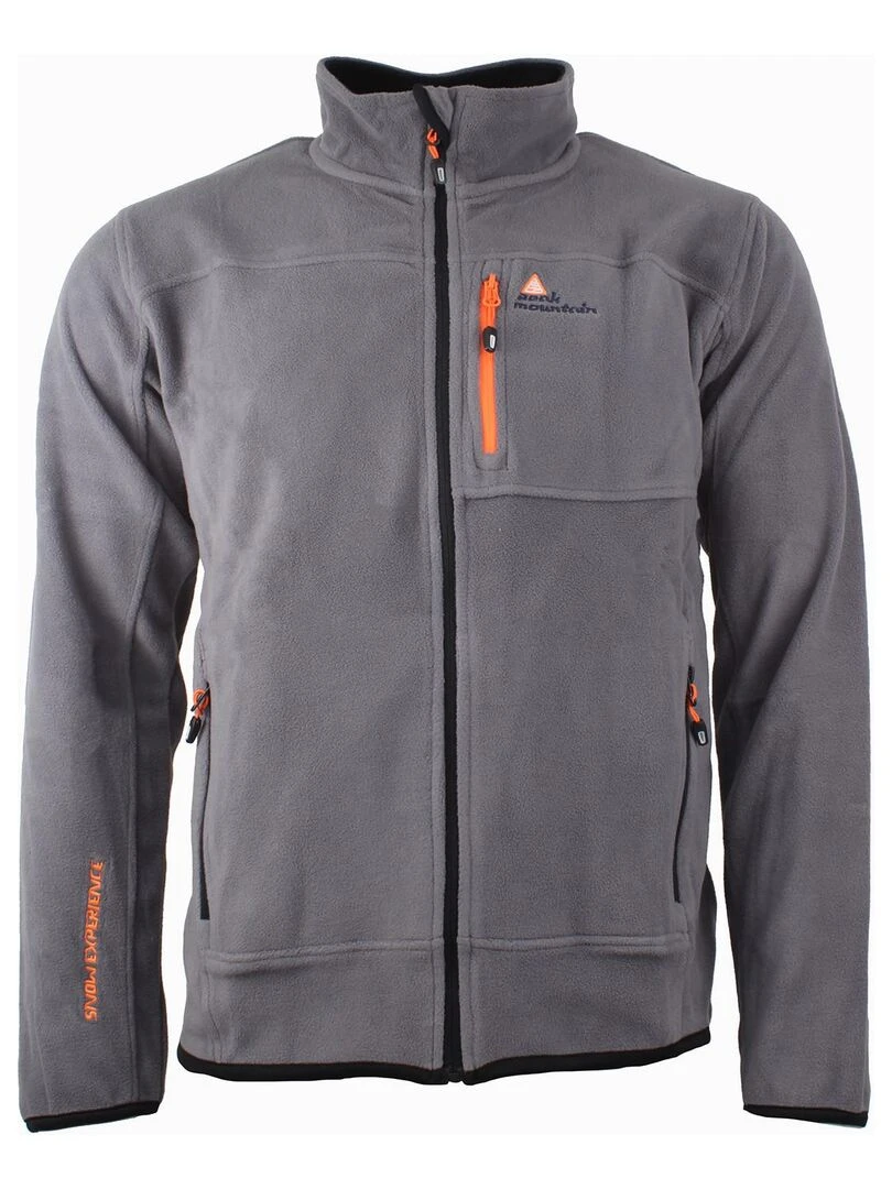 Blouson polaire homme CALON PEAK MOUNTAIN Gris