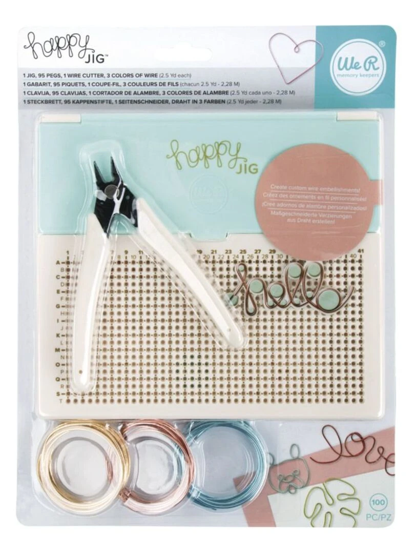 Plateau à plier du fil Happy Jig 19 x 17 cm N/A