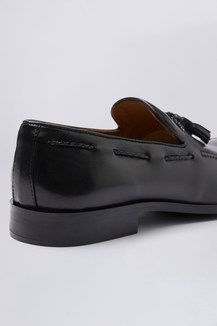 Highgate Black Tassel Loafers   Buy Online at Moss