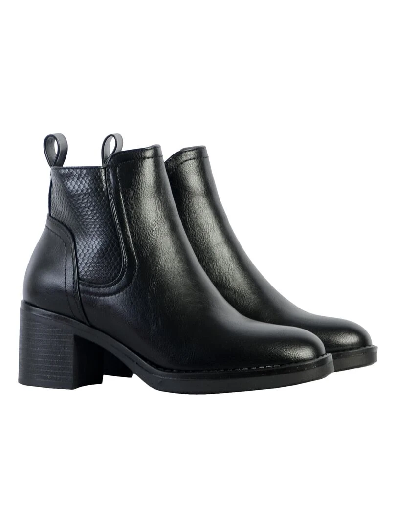 Bottines à Talon The Divine Factory   Noir