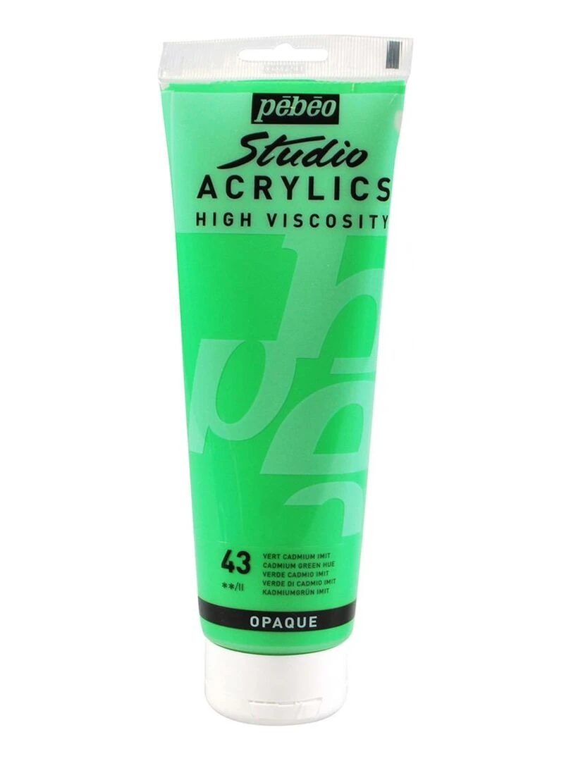 Peinture acrylique opaque Vert 250 ml N/A