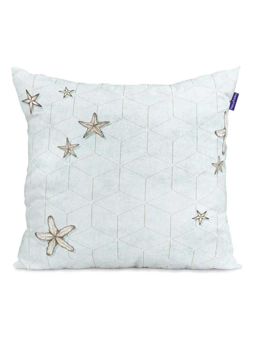Housse de coussin Star "Happyfriday"   Blanc