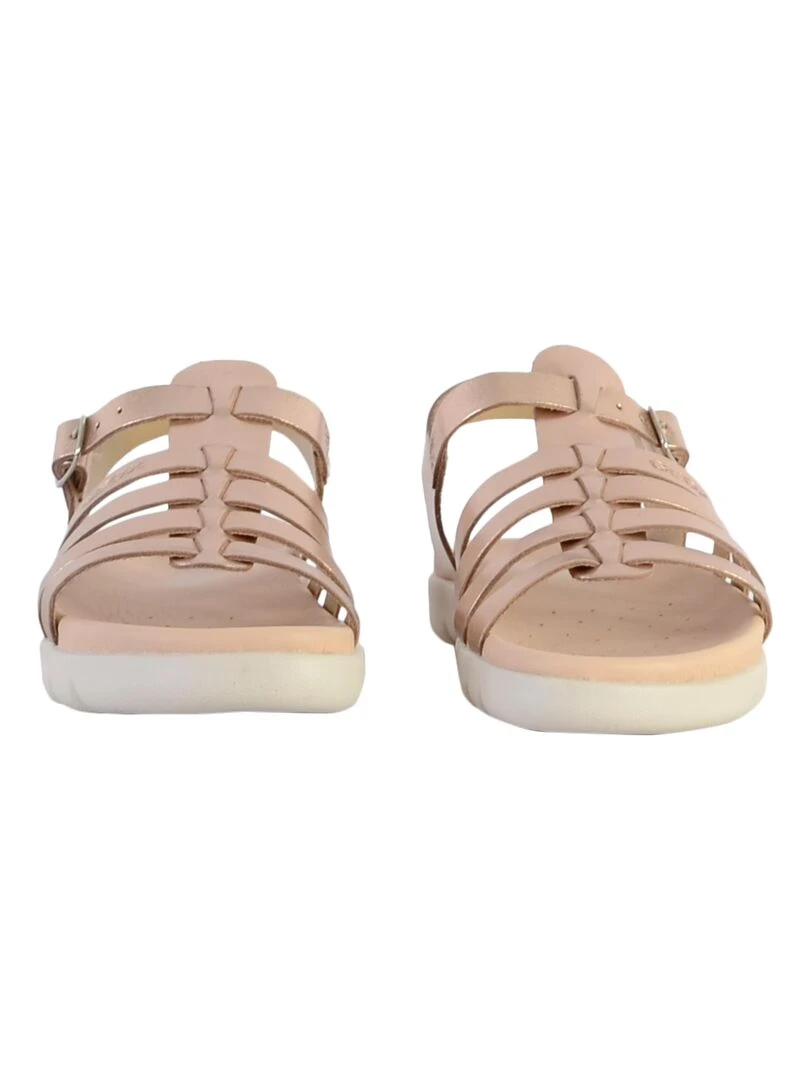 Sandale à Bride Plate Geox Enfant Soleima   Beige