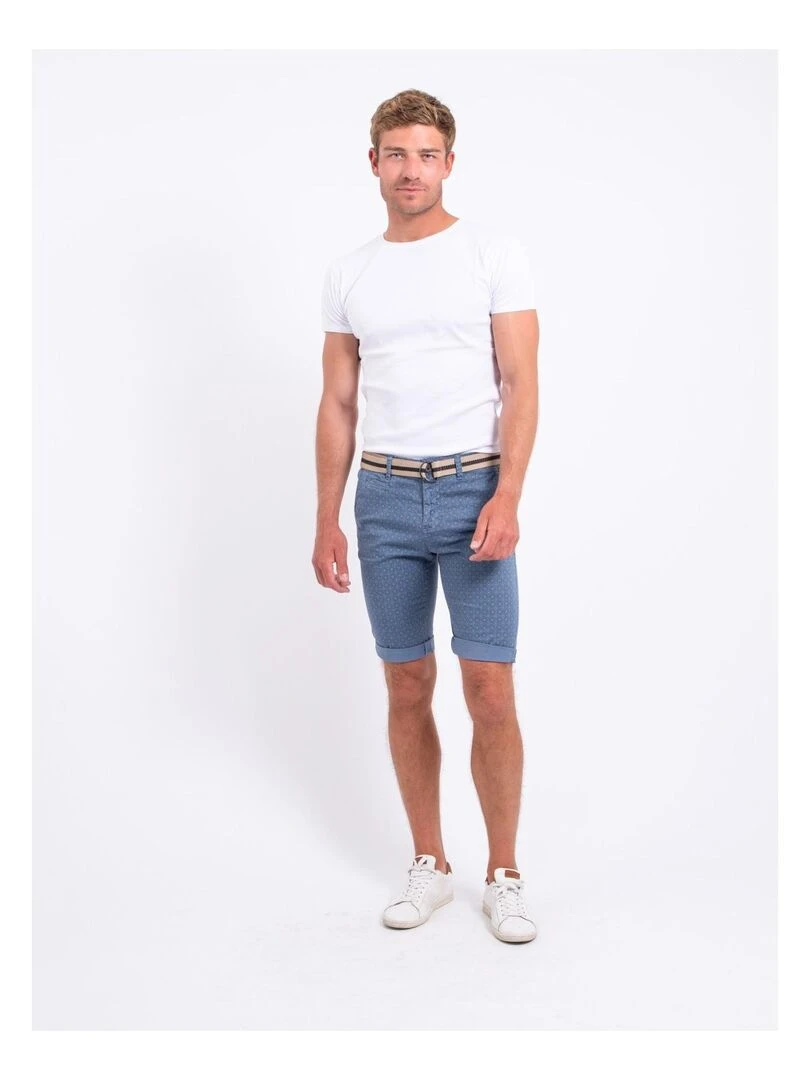 Bermuda chino BOLZED   Bleu