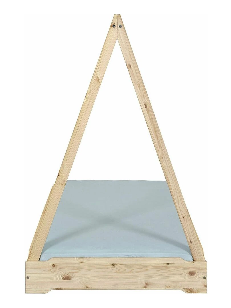 Lit empilable cabane Jelly   AKITEN RETAIL   Marron
