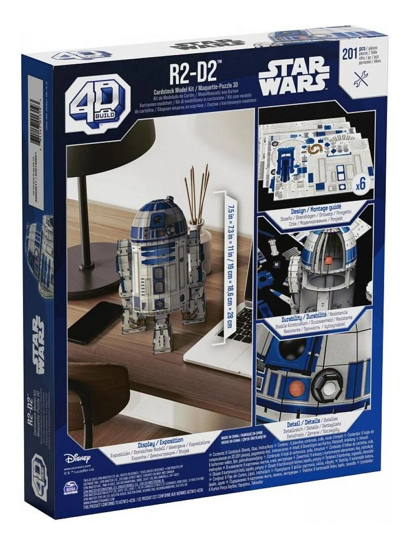 R2 d2 star wars 4d build N/A