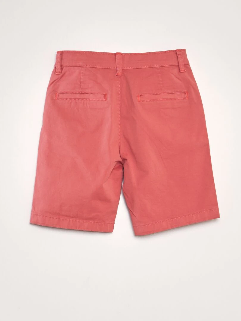 Short chino   Rouge