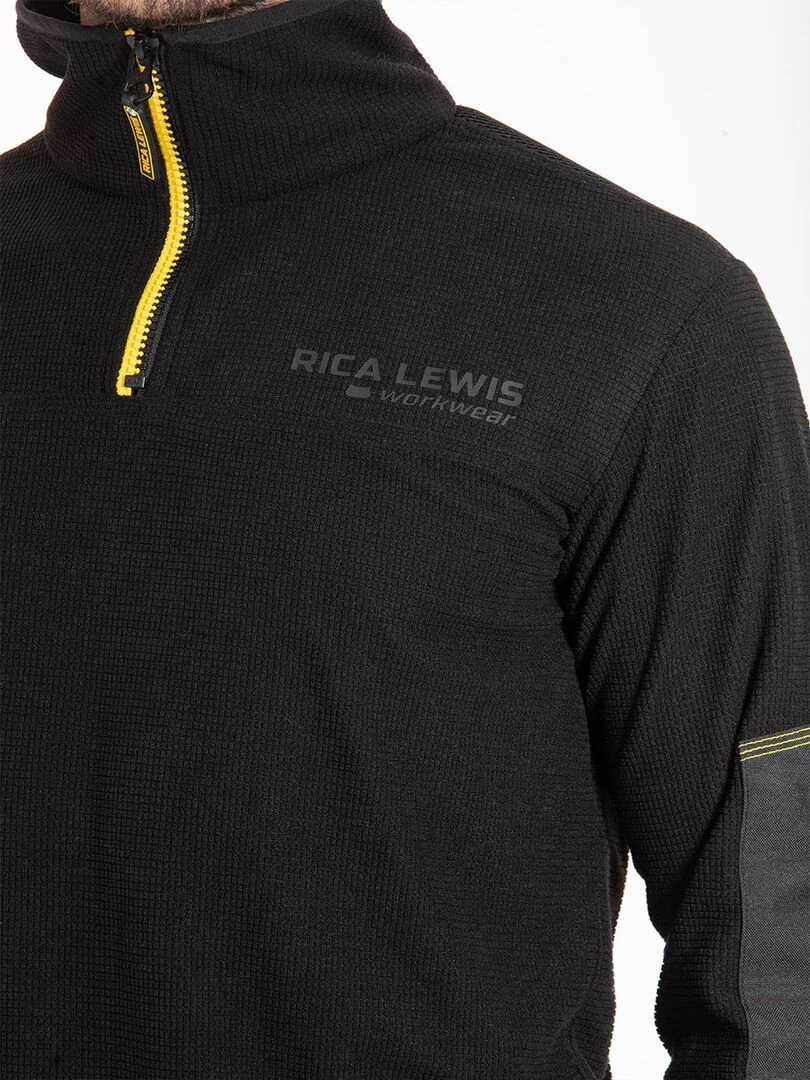 Sweat en polaire gauffrée WISP 'Rica Lewis'   Noir