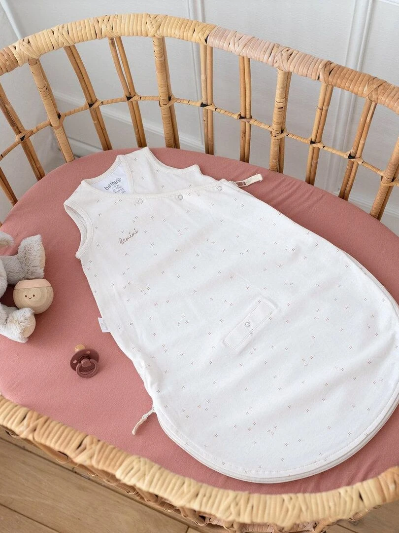 Bemini Gigoteuse  sans manches Jersey   Blanc cassé