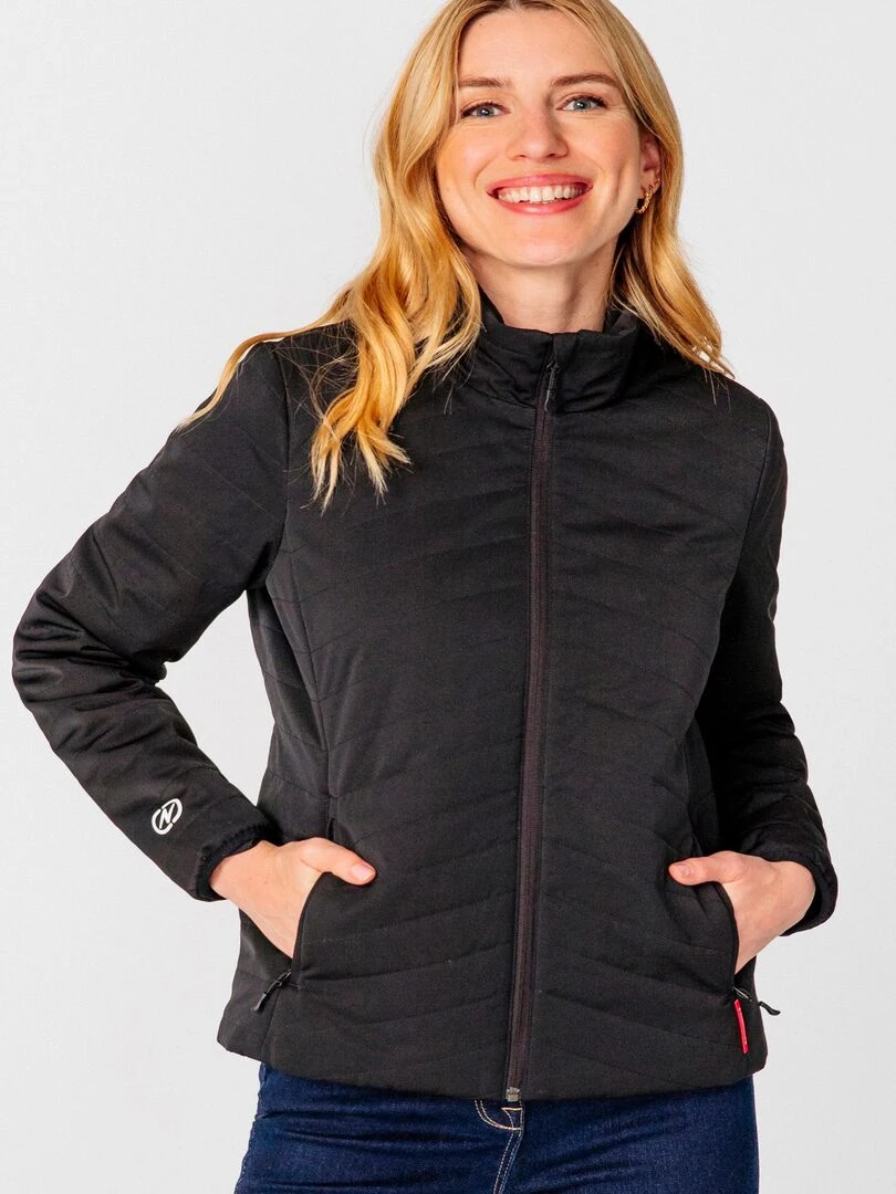 Doudoune déperlante Thermolactyl manches longues femme DamartSport Noir