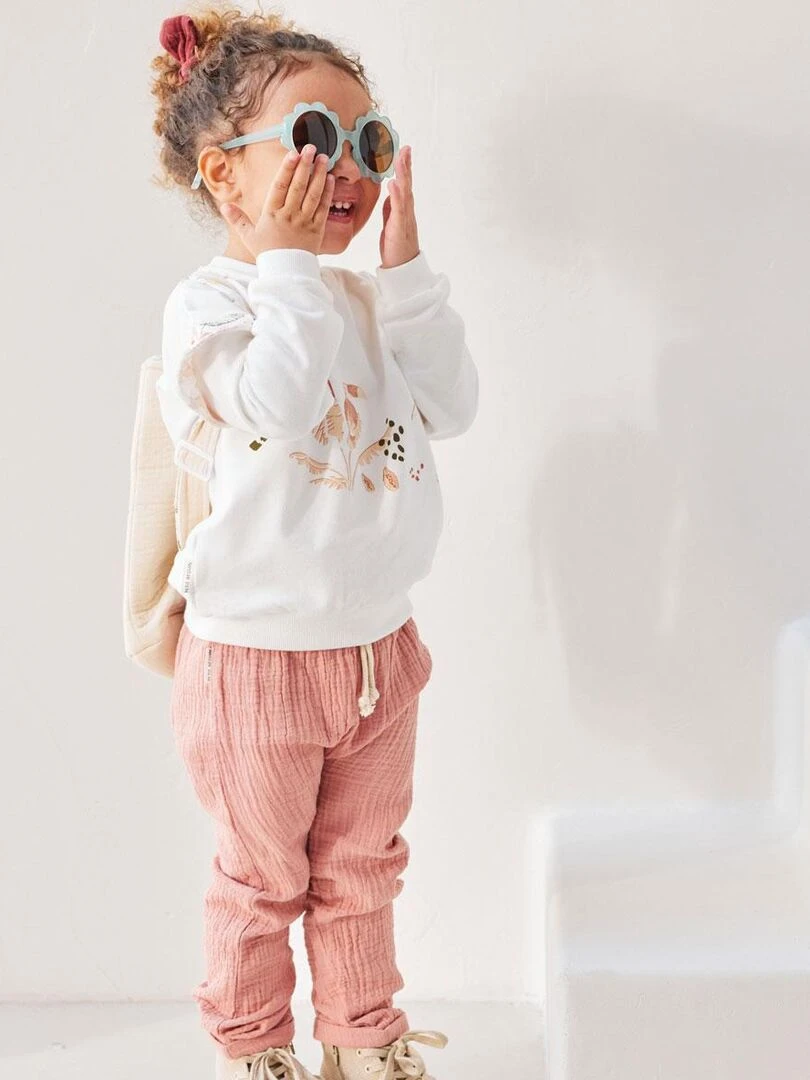 Sweat shirt bébé Para   Ecru