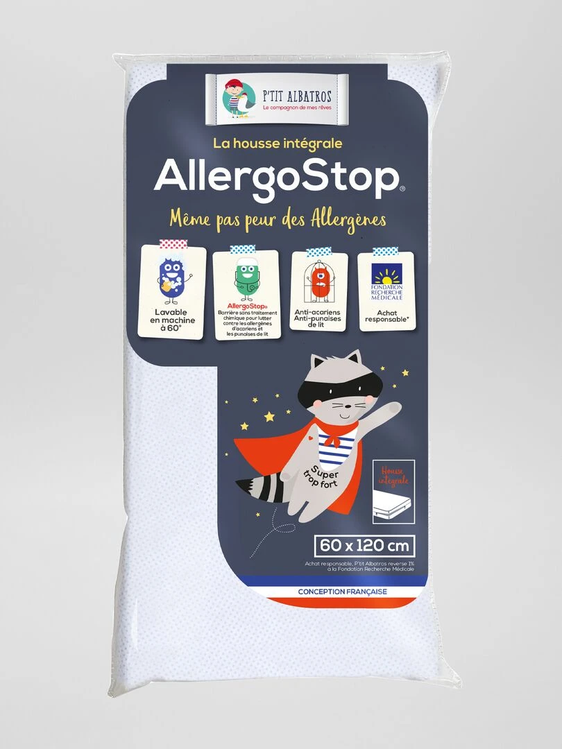 Housse AllogoStop 'P'tit Albatros' blanc