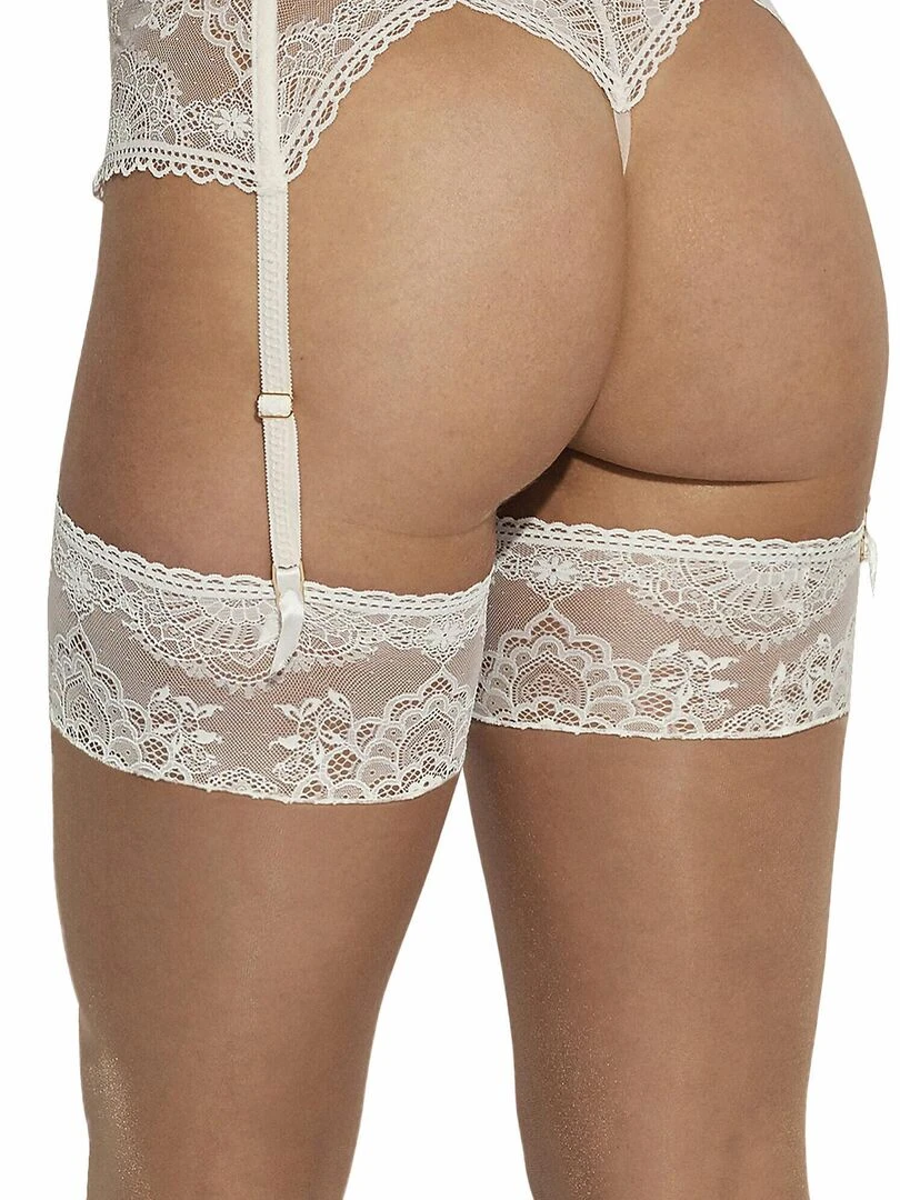 Bas autofixants Penelope Mariage Beige